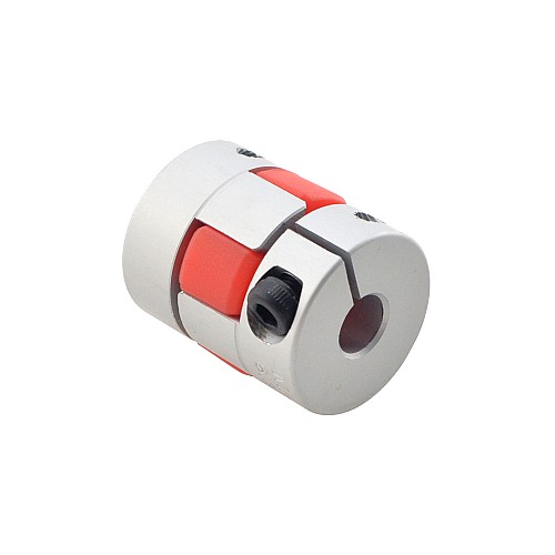 6.35mm - 6.35mm Flexible Jaw Coupling 20x25mm CNC Stepper Motor Shaft Coupler - MH2025-6.35-6.35 | StepperOnline AU