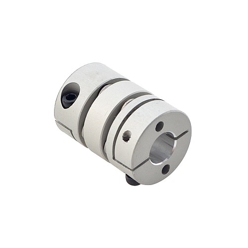 8mm - 8mm Flexible Double Disc Coupling 19x26mm CNC Stepper Motor Shaft Coupler - MP1926-8-8 | StepperOnline AU