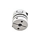 5mm - 6mm Flexible Single Disc Coupling 26x26mm CNC Stepper Motor Shaft Coupler - MP2626-5-6 | StepperOnline AU