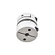 5mm - 6.35mm Flexible Single Disc Coupling 26x26mm CNC Stepper Motor Shaft Coupler - MP2626-5-6.35 | StepperOnline AU