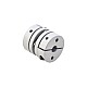 6.35mm - 6.35mm Flexible Single Disc Coupling 26x26mm CNC Stepper Motor Shaft Coupler - MP2626-6.35-6.35 | StepperOnline AU