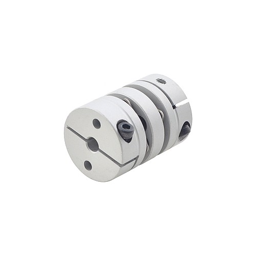 5mm - 5mm Flexible Double Disc Coupling 26x35mm CNC Stepper Motor Shaft Coupler - MP2635-5-5 | StepperOnline AU