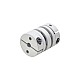 5mm - 5mm Flexible Double Disc Coupling 26x35mm CNC Stepper Motor Shaft Coupler - MP2635-5-5 | StepperOnline AU