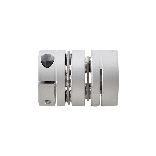 5mm - 6mm Flexible Double Disc Coupling 26x35mm CNC Stepper Motor Shaft Coupler - MP2635-5-6 | StepperOnline AU