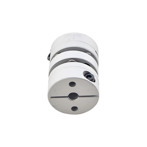 5mm - 6mm Flexible Double Disc Coupling 26x35mm CNC Stepper Motor Shaft Coupler - MP2635-5-6 | StepperOnline AU