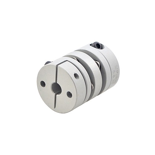 5mm - 6.35mm Flexible Double Disc Coupling 26x35mm CNC Stepper Motor Shaft Coupler - MP2635-5-6.35 | StepperOnline AU