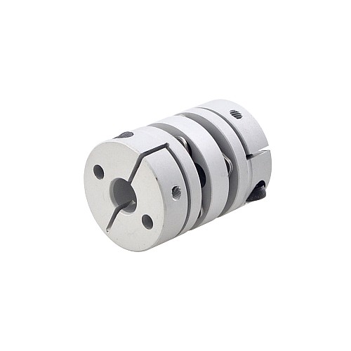8mm - 10mm Flexible Double Disc Coupling 26x35mm CNC Stepper Motor Shaft Coupler - MP2635-8-10 | StepperOnline AU