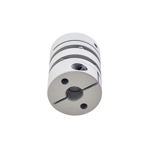8mm - 10mm Flexible Double Disc Coupling 26x35mm CNC Stepper Motor Shaft Coupler - MP2635-8-10 | StepperOnline AU