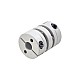 8mm - 8mm Flexible Double Disc Coupling 26x35mm CNC Stepper Motor Shaft Coupler - MP2635-8-8 | StepperOnline AU