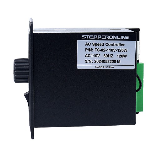 120W Single Phase 110VAC Motor Speed Controller for Variable Speed Motor - FS-02-110V-120W | StepperOnline AU