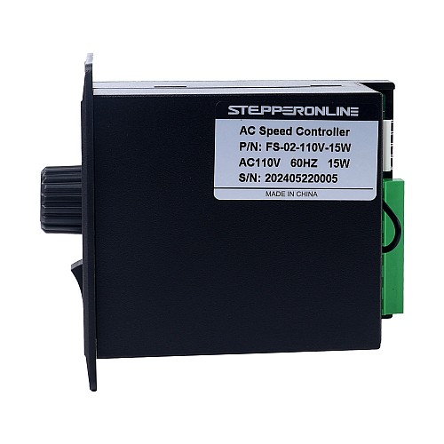 15W Single Phase 110VAC Motor Speed Controller for Variable Speed Motor - FS-02-110V-15W | StepperOnline AU
