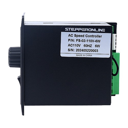 6W Single Phase 110VAC Motor Speed Controller for Variable Speed Motor - FS-02-110V-6W | StepperOnline AU