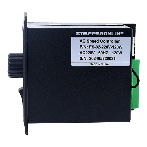 120W Single Phase 220VAC Motor Speed Controller for Variable Speed Motor - FS-02-220V-120W | StepperOnline AU