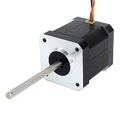Nema 17 High Temp Stepper Motor 55Ncm(77.93oz.in) 55mm Round Shaft Insulation Class H 180C