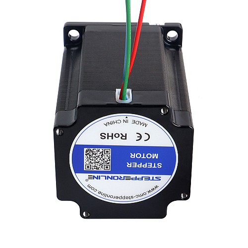 Nema 23 3-Phase Stepper Motor 1.7Nm(240.79oz.in) 5.8A 57x57x80.7mm 3 Wires w/ Timing Belt Pulley - 23HT32-5803S-C1 | StepperOnline AU