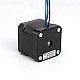 Nema 17 Bipolar 45Ncm(63.74oz.in) 2A 42x42x40mm 4 Wires w/ 1m Cable & Connector - 17HS16-2004S1 | StepperOnline AU
