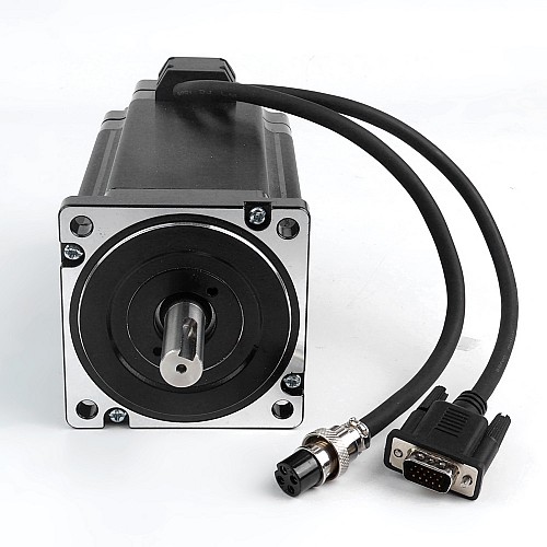 S Series Nema 34 Closed Loop Stepper Motor 12.0Nm(1699.34oz.in) Encoder 1000PPR(4000CPR) - 34HS59-6004D-E1000 | StepperOnline AU