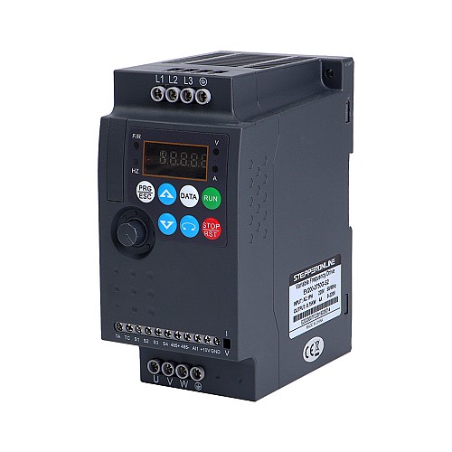 EV200 Series VFD 1HP 0.75KW 4.0A Single Phase 220V Variable Frequency Drive - EV200-0750G-S2 | StepperOnline AU