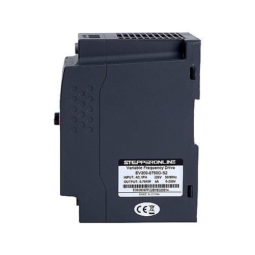 EV200 Series VFD 1HP 0.75KW 4.0A Single Phase 220V Variable Frequency Drive - EV200-0750G-S2 | StepperOnline AU