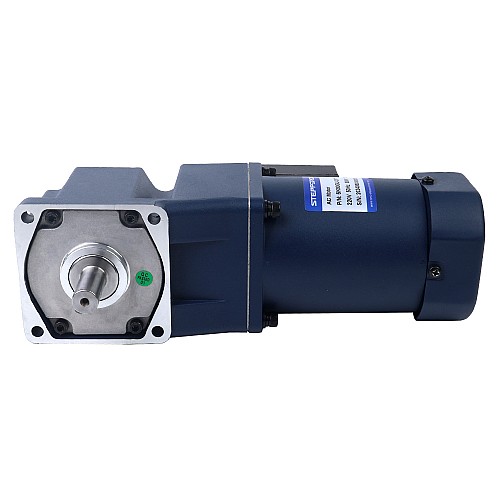 90W 220VAC 50Hz 135RPM 4.60Nm(651.41oz.in) Flange 90mm Right Angle Gearbox Keyway Shaft Single-phase AC Induction  Motor - 5IK90GU-CFT/5GU10RT | StepperOnline AU