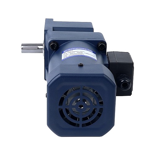 200W 220VAC/380VAC 50/60Hz 13.5RPM 60.00Nm(8496.70oz.in) Flange 104mm Right Angle Gearbox Keyway Shaft Three-phase AC Induction  Motor - 6IK200GU-S/S3FT/6GU100RT | StepperOnline AU