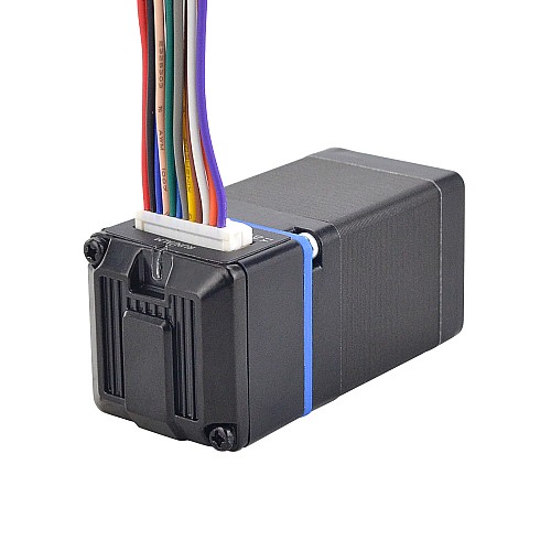 ESS Series 7.4Ncm(10.48oz.in) Nema 11 Integrated RS-485 Stepper Motor 24VDC 5000CPR - ESS11-01PR | StepperOnline AU