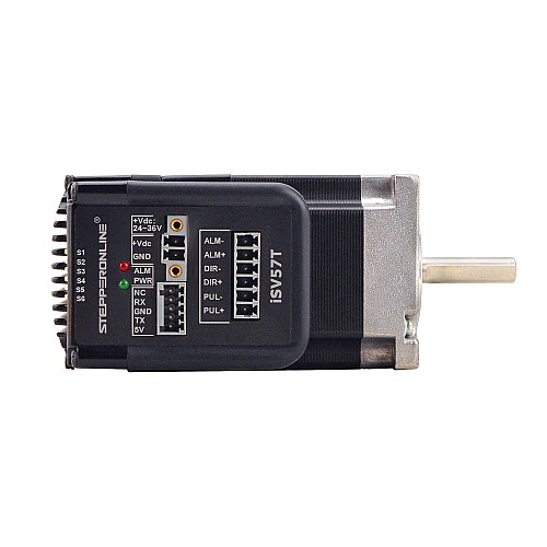 NEMA 23 Integrated Easy Servo Motor 90W 3000rpm 0.3Nm(42.49oz.in) 20-50VDC Brushless DC Servo Motor - iSV57T-090 | StepperOnline AU