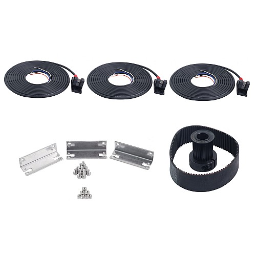 LA12 Series Belt Driven Max. Horizontal Payload 25kg Stroke 500mm for Servo Motor - LA12-60LL40S3-500 | StepperOnline AU