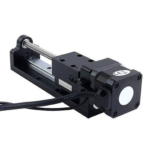 Nema 17 Stepper Ball Screw Linear Actuator 1.5A Stroke 80mm 0.25Nm(35.40oz.in) Lead 2mm(0.0787") with Sensor - LMD17S13B2B15-080 | StepperOnline AU