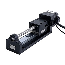 Nema 17 Stepper Ball Screw Linear Actuator 1.5A Stroke 80mm 0.25Nm(35.40oz.in) Lead 2mm(0.07874") with Sensor