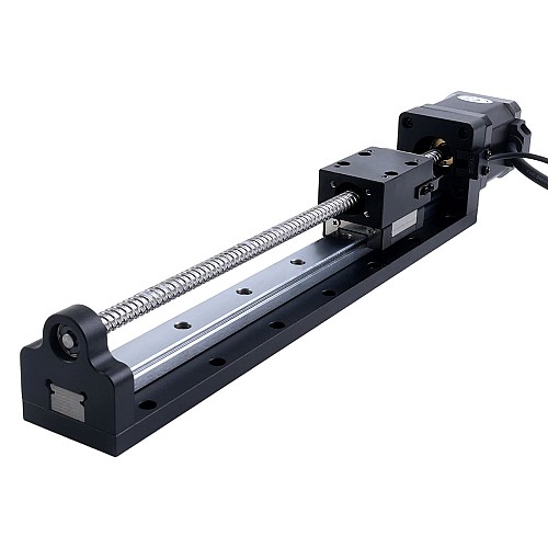 Nema 17 Stepper Ball Screw Linear Actuator 2.5A Stroke 200mm 0.5Nm(70.81oz.in) Lead 12mm(0.4724") with Sensor - LMD17S19B2B25-200 | StepperOnline AU