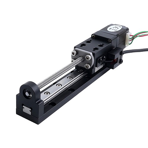 Nema 17 Stepper Ball Screw Linear Actuator 1.5A Stroke 80mm 0.25Nm(35.40oz.in) Lead 1mm(0.0393") with Sensor - LMD8S12BSS05-060 | StepperOnline AU
