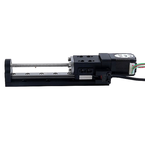Nema 17 Stepper Ball Screw Linear Actuator 1.5A Stroke 80mm 0.25Nm(35.40oz.in) Lead 1mm(0.0393") with Sensor - LMD8S12BSS05-060 | StepperOnline AU