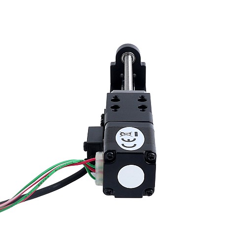 Nema 17 Stepper Ball Screw Linear Actuator 1.5A Stroke 80mm 0.25Nm(35.40oz.in) Lead 1mm(0.0393") with Sensor - LMD8S12BSS05-060 | StepperOnline AU