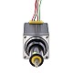 NEMA 11 Captive Acme Linear Stepper Motor 1.0A 46mm Stack Screw Lead 2.54mm(0.1) Travel 25.4mm - 11C18S1004GD5-025RS | StepperOnline AU