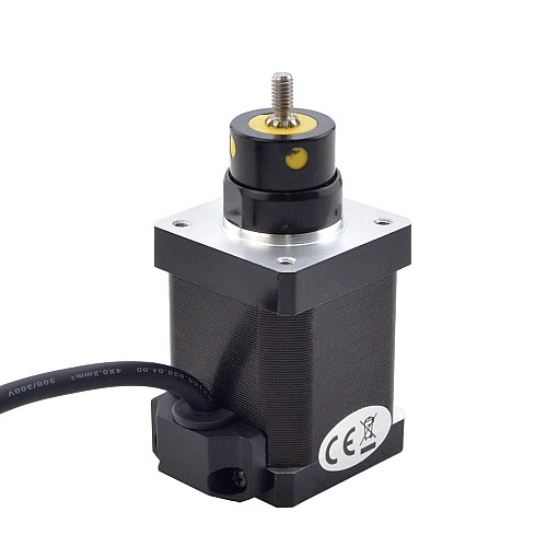 NEMA 14 Captive Acme Linear Stepper Motor 1.5A 47mm Stack Screw Lead 2.54mm(0.1) Travel 12.7mm - 14C19S1504GF5-013RS | StepperOnline AU