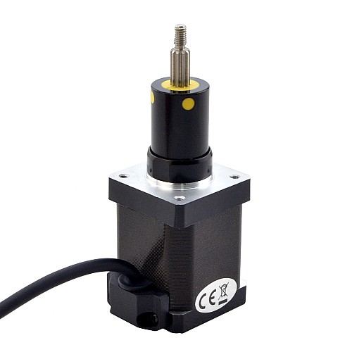 NEMA 14 Captive Acme Linear Stepper Motor 1.5A 47mm Stack Screw Lead 2.54mm(0.1) Travel 25.4mm - 14C19S1504GF5-025RS | StepperOnline AU