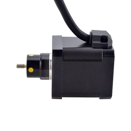 NEMA 17 Captive Acme Linear Stepper Motor 2.5A 48mm Stack Screw Lead 2.54mm(0.1) Travel 12.7mm - 17C19S2504GF5-013RS | StepperOnline AU