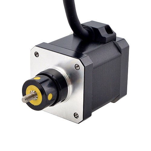 NEMA 17 Captive Acme Linear Stepper Motor 2.5A 48mm Stack Screw Lead 2.54mm(0.1) Travel 12.7mm - 17C19S2504GF5-013RS | StepperOnline AU