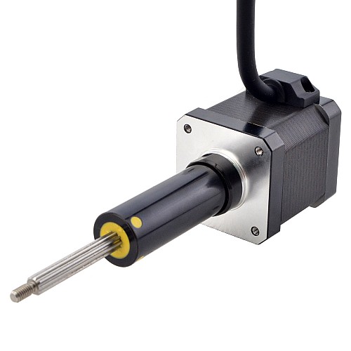 NEMA 17 Captive Acme Linear Stepper Motor 2.5A 48mm Stack Screw Lead 6.35mm(0.25) Travel 50.8mm - 17C19S2504RF5-051RS | StepperOnline AU