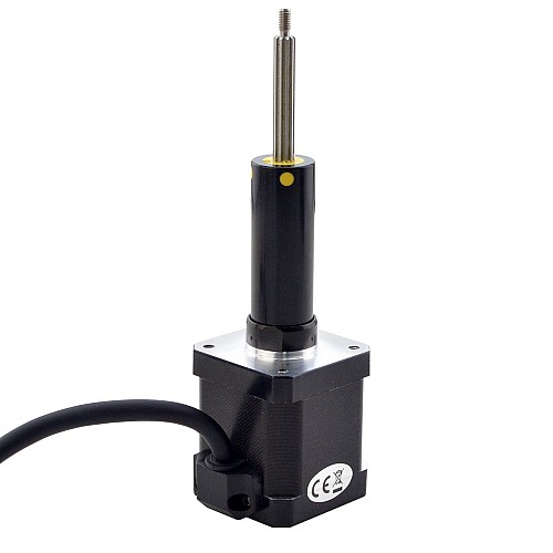 NEMA 17 Captive Acme Linear Stepper Motor 2.5A 48mm Stack Screw Lead 6.35mm(0.25) Travel 50.8mm - 17C19S2504RF5-051RS | StepperOnline AU