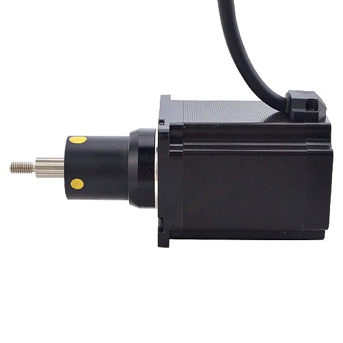 NEMA 23 Captive Acme Linear Stepper Motor 4.0A 75mm Stack Screw Lead 2.54mm(0.1) Travel 31.8mm - 23C30S4004GG5-032RS | StepperOnline AU