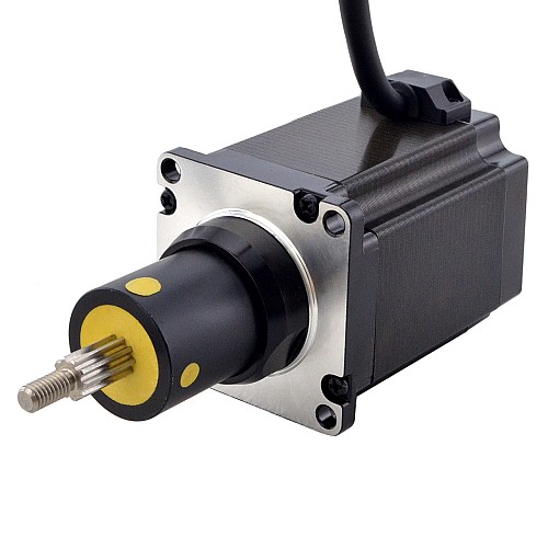NEMA 23 Captive Acme Linear Stepper Motor 4.0A 75mm Stack Screw Lead 2.54mm(0.1) Travel 31.8mm - 23C30S4004GG5-032RS | StepperOnline AU