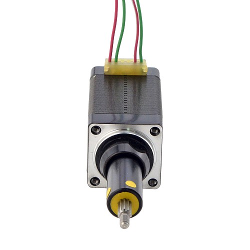 NEMA 8 Captive Acme Linear Stepper Motor 0.5A 38.2mm Stack Screw Lead 2mm(0.07874") Travel 19.1mm - 8C15S0504AC5-019RS | StepperOnline AU