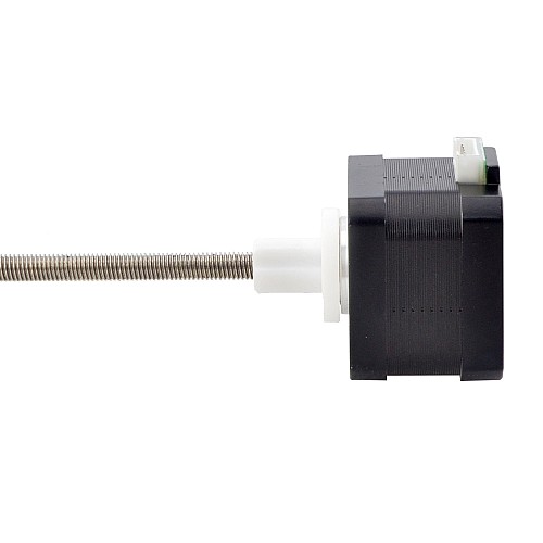 Nema 17 External 34mm Stack 0.4A Lead 2mm(0.07874) Length 200mm - 17E13S0404AF2-200RS | StepperOnline AU