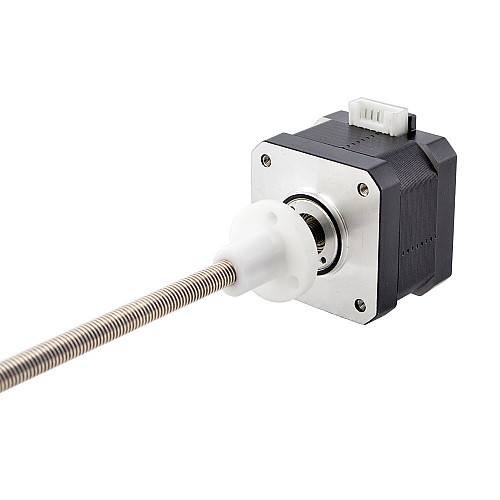 Nema 17 External 34mm Stack 0.4A Lead 2mm(0.07874) Length 200mm - 17E13S0404AF2-200RS | StepperOnline AU