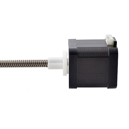 Nema 17 External Acme Linear Stepper Motor 1.68A 48mm Stack Screw Lead 8mm(0.31496) Lead Length 300mm - 17E19S1684MB4-300RS | StepperOnline AU