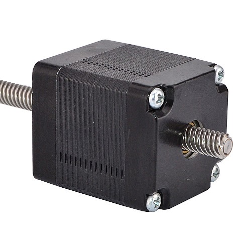 Nema 11 Non-captive 34mm Stack 0.75A Lead 4.877mm(0.192) Length 100mm - 11N13S0754QE2-100RS | StepperOnline AU