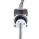 NEMA 11 External Acme Linear Stepper Motor 0.42A 32mm Stack Screw Lead 1.27mm(0.05") Lead Length 150mm - 11E13S0424FD4-150RS | StepperOnline AU
