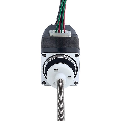 NEMA 11 External Acme Linear Stepper Motor 1.0A 32mm Stack Screw Lead 1.27mm(0.05") w/ Optical Incremental Encoder 1000PPR - 11E13S1004FD4-150RS-OE1K | StepperOnline AU